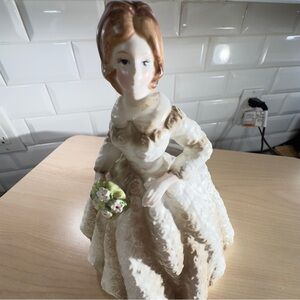 1963 Relpo SAMSON IMPORT Bride FIGURINE PLANTER Mid Century MCM Stamped 1945